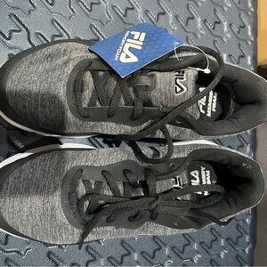 Fila Gray and Black Athletic Shoes